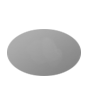 Acrylglasplatte oval (oval konturgefräst) <br>einseitig 4/0-farbig bedruckt