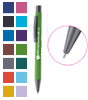 Hochwertiger Soft-Touch Kugelschreiber BOWIE mit einseitiger Lasergravur
