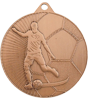 Medaille Fußball BRONZE mit einseitiger Lasergravur