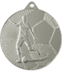 Medaille Fußball SILBER mit einseitiger Lasergravur