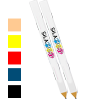 Stabiler Zimmermannsbleistift, 24 cm lang, 4/4 farbig zweiseitig bedruckt