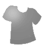 Weiße Wellpappe in Shirt-Form konturgefräst <br>einseitig 4/0-farbig bedruckt