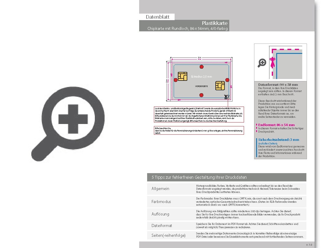 Product Bild chipkarte_sle5542_mit_lochung_4_0_farbig_bedruckt_auf_wei__em_hintergrund